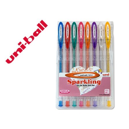 ROLLER UNI BALL UM-120 SIGN0 0,7 MM TINTA GEL ESTOJO DE 8 CO