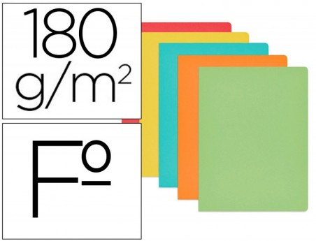 CLASSIFICADOR DE CARTOLINA GIO FOLIO CORES PASTEL SORTIDAS 1