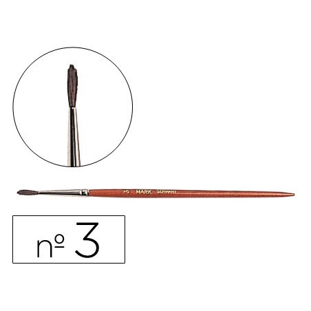 12un PINCEL AGUARELA LIDERPAPEL N. 3