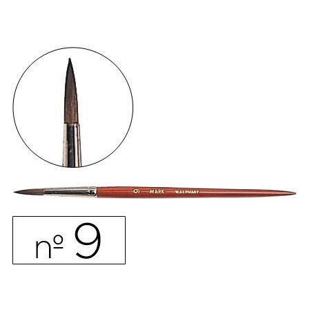 12un PINCEL AGUARELA LIDERPAPEL N. 9