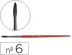 12un PINCEL AGUARELA LIDERPAPEL N. 6