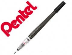 BLISTER PINCEL COM TINTA A BASE DE AGUA PENTEL GFL PRETO PON