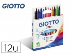 LAPIS DE CERA GIOTTO CAIXA DE 12 CORES