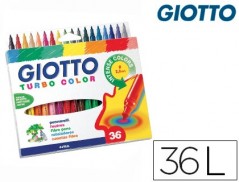 MARCADOR GIOTTO TURBO COR CAIXA DE 36 CORES