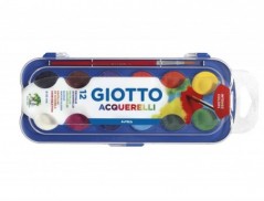 AGUARELA GIOTTO 12 CORES ESTOJO DE PLASTICO