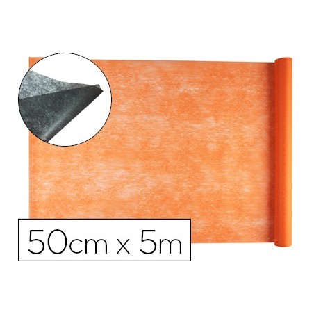 TECIDO SEM TECER LIDERPAPEL 25 G/M2 ROLO DE 5 MT LARANJA