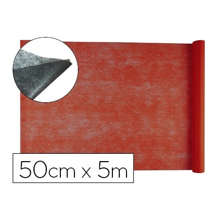 TECIDO SEM TECER LIDERPAPEL 25 G/M2 ROLO DE 5 MT VERMELHO