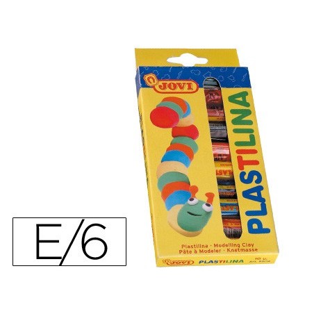 PLASTICINA JOVI CORES SORTIDAS - 10 BARRAS