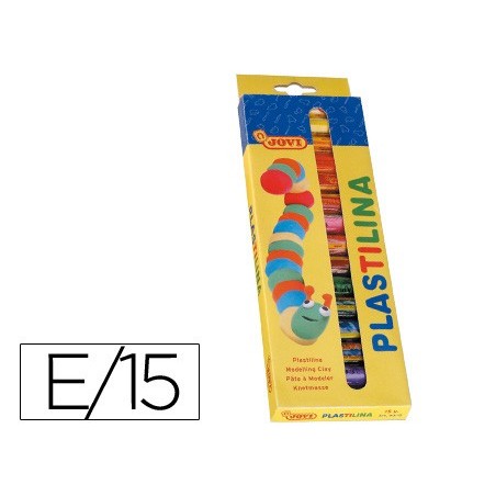 PLASTICINA JOVI CORES SORTIDAS - 15 BARRAS