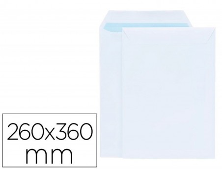 ENVELOPE LIDERPAPEL BOLSA BRANCO 260X360 MM COM ABA EM TIRA