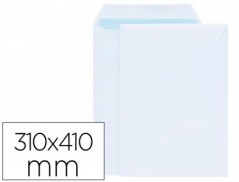 ENVELOPE LIDERPAPEL BOLSA BRANCO 310X410 MM COM ABA EM TIRA