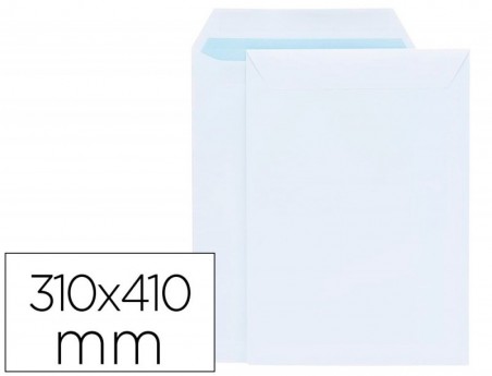 ENVELOPE LIDERPAPEL BOLSA BRANCO 310X410 MM COM ABA EM TIRA