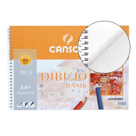 BLOCO DESENHO AGUARELA ESPIRAL 230X325MM 25 FLS