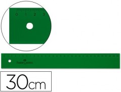 REGUA PLASTICO FABER 30 CM