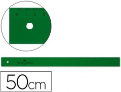 REGUA PLASTICO FABER 50 CM