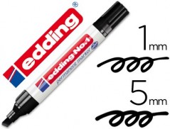 10un MARCADOR EDDING MARCADOR PERMANENTE 1 PRETO -PONTA BISE