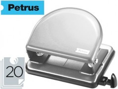 PERFURADOR METALICO PETRUS 52, CAP. 20 FOLHAS - CROMADO