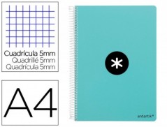 CADERNO ESPIRAL LIDERPAPEL A4 ANTARTIK CAPA DURA 80F 100 GR