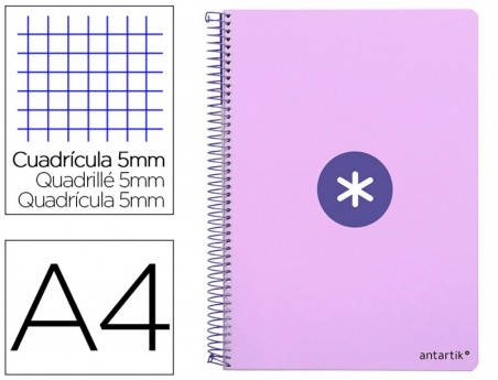 CADERNO ESPIRAL LIDERPAPEL A4 ANTARTIK CAPA DURA 80F 100 GR