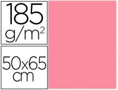 25un CARTOLINA GUARRO ROSA CHICLET 50X65 CM 185 GR