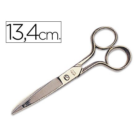 TESOURA PARA ESCRITORIO, EM ACO INOXIDAVEL 5'' (134 MM)