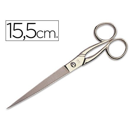 TESOURA PARA ESCRITORIO, EM ACO INOXIDAVEL 6'' (155 MM)