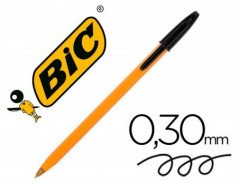 20un ESFEROGRAFICA BIC LARANJA PRETO