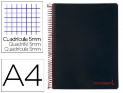CADERNO ESPIRAL LIDERPAPEL A4 MICRO WONDER CAPA PLASTICO 120