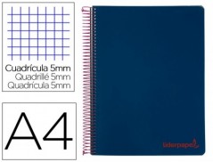 CADERNO ESPIRAL LIDERPAPEL A4 MICRO WONDER CAPA PLASTICO 120