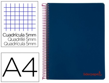 CADERNO ESPIRAL LIDERPAPEL A4 MICRO WONDER CAPA PLASTICO 120