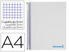 CADERNO ESPIRAL LIDERPAPEL A4 MICRO WONDER CAPA PLASTICO 120