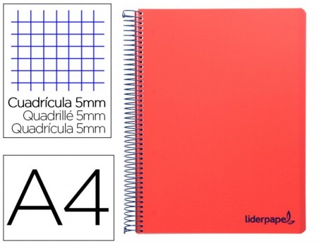 CADERNO ESPIRAL LIDERPAPEL A4 MICRO WONDER CAPA PLASTICO 120
