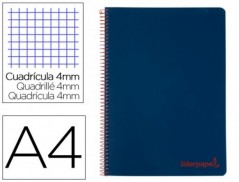 CADERNO ESPIRAL LIDERPAPEL A4 WONDER CAPA PLASTICO 80F 90GR