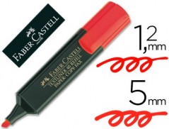 10un MARCADOR FABER FLUORESCENTE 48-21 VERMELHO