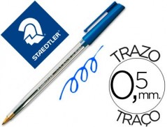 50un ESFEROGRAFICA STAEDTLER STICK AZUL