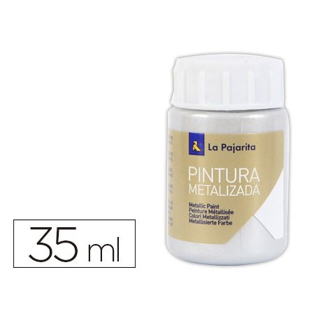 12un TINTA LATEX LA PAJARITA, 35 ML - PRATA