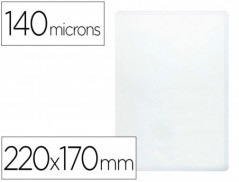 BOLSA PORTACARNET QUARTO 140 MICRONS PVC TRANSPARENTE
