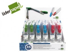 COMPASSO LIDERPAPEL MK-1 COM PROTETOR DE PONTA CORES SORTIDA