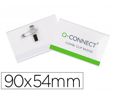 IDENTIFICADOR Q-CONNECT COM MOLA KF-01567 54X90 MM