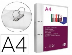 PASTA CANGURU LIDERPAPEL TRANSPARENTE 2 / 40 MM MIXTAS 1000