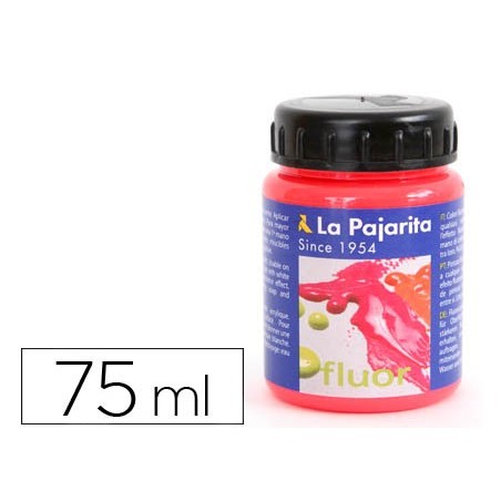 PINTURA LATEX LA PAJARITA 75 ML VERMELHO F-03 AMAPOLA 75ML
