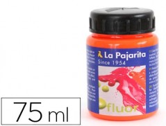 PINTURA LATEX LA PAJARITA F-02 LARANJA FLUORESCENTE 75ML