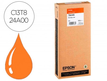 TINTEIRO EPSON GF ORIGINAL SURECOLOR SERIE SC-P LARANJA