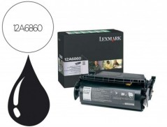 TONER LEXMARK LASER T620 / T622 12A6860 PRETO 10000 PAGINAS