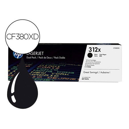 TONER HP 312X LASERJET PRO 400 MFP M476 PRETO 4.400 PAG