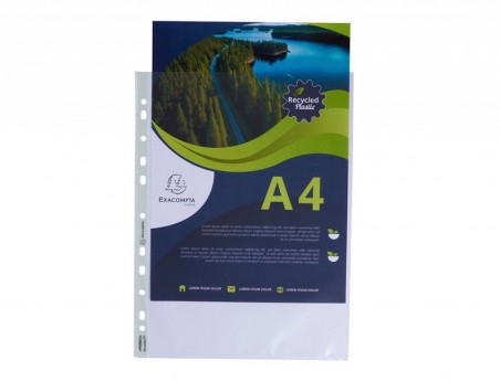 BOLSA CATALOGO/MICA EXACOMPTA RECICLADA POLIPROPILENO 60 DIN