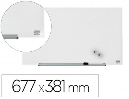 QUADRO BRANCO NOBO BRANCA 677X381 MM SIN MARCO IMPRESSION