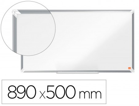 QUADRO BRANCO NOBO 89 X 50 CM PREMIUM PLUS ACO VITRIFICADO