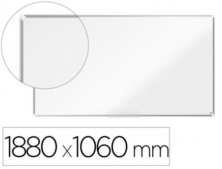 QUADRO BRANCO NOBO 188 X 106 CM PREMIUM PLUS ACO VITRIFICADO