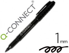 MARCADOR Q-CONNECT PARA CD/DVD PONTA FIBRA PERMANENTE PRETO
